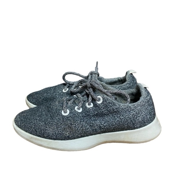 Allbirds The Wool Runners Gray Lace Up Merino Wool Shoes - Picture 1 of 7